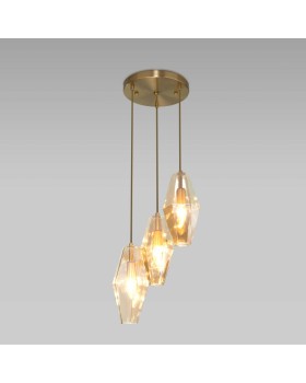 Подвесной светильник Eurosvet 50236/3 янтарный-foto3