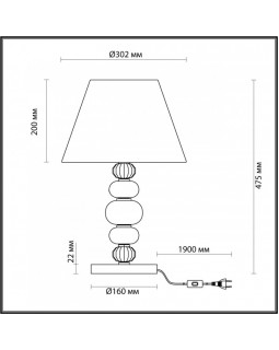 Настольная лампа Odeon Light 4896/1T-foto5