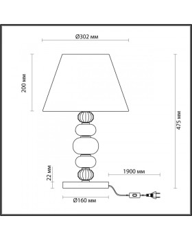 Настольная лампа Odeon Light 4896/1T-foto5