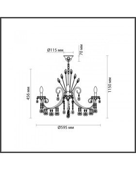 Подвесная люстра Odeon Light 4977/6-foto4