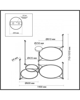 Подвесная люстра Odeon Light 4995/150L-foto4