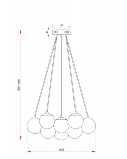 Подвесная люстра Freya FR5231PL-13CH-foto2