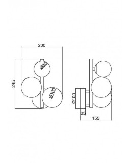 Бра Maytoni MOD545WL-03CH-foto3