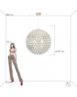 Подвесная люстра LOFT IT 9027-127 Gold-foto4