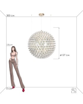 Подвесная люстра LOFT IT 9027-127 Gold-foto4