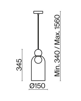 Подвесной светильник Freya FR5220PL-01G-foto2