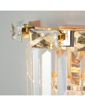 Бра Eurosvet 10130/1 золото/прозрачный хрусталь Strotskis-foto2