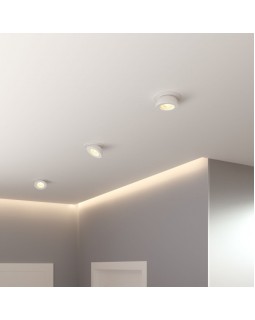 Встраиваемый светильник Elektrostandard Pruno белый 8W 4200К (25080/LED)-foto2