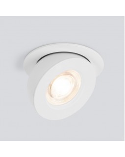 Встраиваемый светильник Elektrostandard Pruno белый 8W 4200К (25080/LED)-foto3