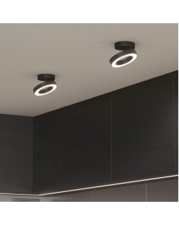 Накладной светильник Elektrostandard Spila черный 12W 4200К (25105/LED)-foto2