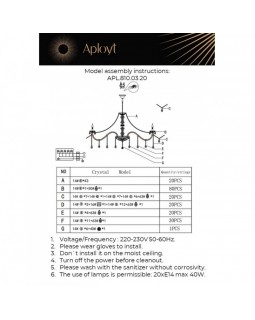 Подвесная люстра APLOYT APL.810.03.20-foto22