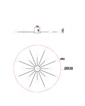 Накладная люстра Freya FR5242CL-16BS-foto7