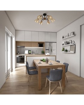 Люстра на штанге DeMarkt 635011406-foto8