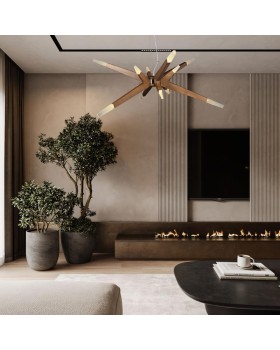 Подвесная люстра LOFT IT 10160 Dark wood-foto5