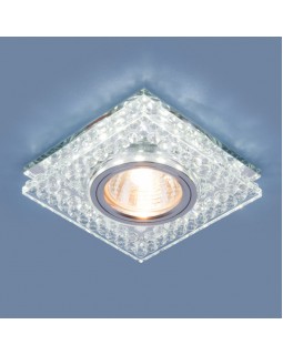 Встраиваемый светильник Elektrostandard 8391 MR16 CL/SL прозрачный/серебро-foto2