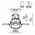 Встраиваемый светильник Maytoni Technical DL057-7W3K-B