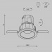 Встраиваемый светильник Maytoni Technical DL057-7W3K-B