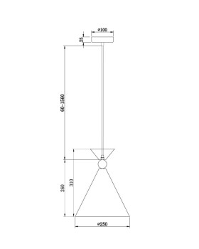 Подвесной светильник Freya FR5392PL-01W-foto2