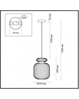 Подвесной светильник Odeon Light 5042/1B-foto3