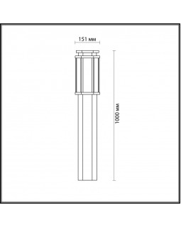 Садовый светильник Odeon Light 4048/1F-foto2