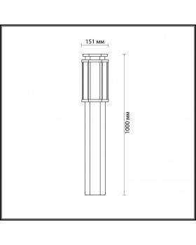 Садовый светильник Odeon Light 4048/1F-foto2