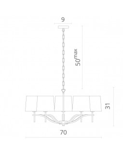 Подвесная люстра Divinare 1341/02 LM-5-foto4