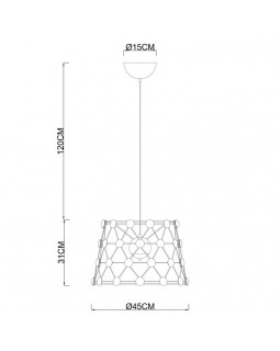 Подвесная люстра Divinare 1609/02 SP-48-foto5