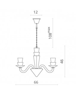 Подвесная люстра Divinare 5122/09 LM-6-foto3