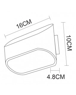 Бра ARTE Lamp A1428AP-1GY-foto2
