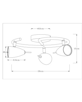 Спот ARTE Lamp A1966PL-3GY-foto3