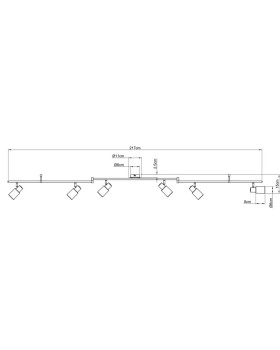 Спот ARTE Lamp A4510PL-6SS-foto4