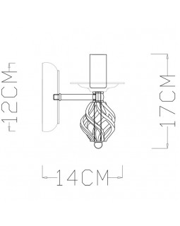 Бра ARTE Lamp A4550AP-1CK-foto4