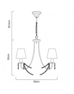 Подвесная люстра ARTE Lamp A5008LM-5GO-foto5