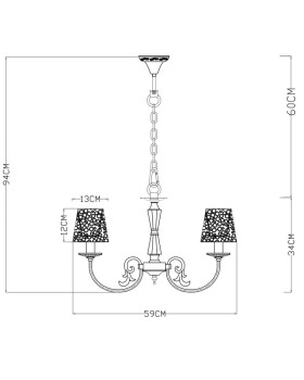 Подвесная люстра ARTE Lamp A5468LM-5WG-foto5