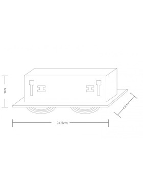 Встраиваемый светильник ARTE Lamp A5941PL-2WH-foto2