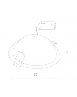 Встраиваемый светильник ARTE Lamp A7016PL-1WH-foto2