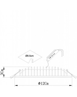 Встраиваемый светильник ARTE Lamp A7203PL-2WH-foto5