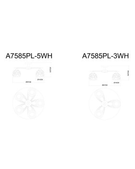 Люстра на штанге ARTE Lamp A7585PL-3WH-foto6