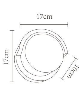 Светильник настенный ARTE Lamp A8159AL-1GY-foto2