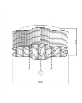 Накладная люстра ARTE Lamp A8565PL-4CL-foto5