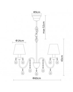 Подвесная люстра ARTE Lamp A9123LM-5CC-foto3
