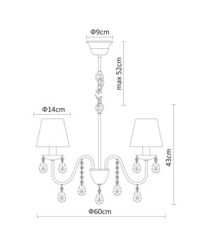 Подвесная люстра ARTE Lamp A9123LM-5CC-foto3