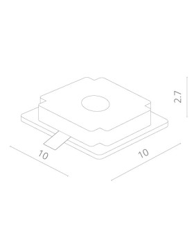 Встраиваемый светильник ARTE Lamp A9214PL-1WH-foto5