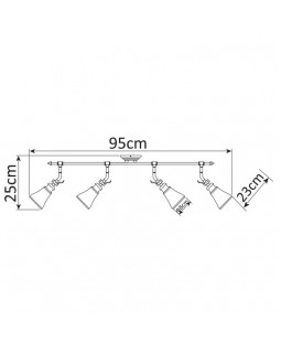 Спот ARTE Lamp A9231PL-4AB-foto4