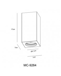Накладной светильник ARTE Lamp A9263PL-1WH-foto2