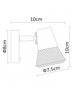 Бра ARTE Lamp A9268AP-1WH-foto4