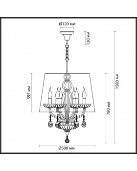 Подвесная люстра Odeon Light 4195/6-foto3