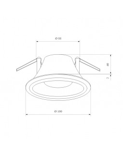 Встраиваемый светильник Elektrostandard 7012 MR16 WH белый-foto2