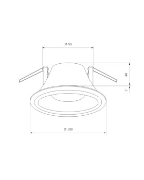Встраиваемый светильник Elektrostandard 7012 MR16 WH белый-foto2