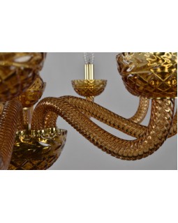 Подвесная люстра Bohemia Ivele Crystal 1311/10/240 G Am/Amber/M-1F-foto2